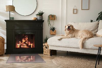 Obdĺžniková podložka pred krb Farba béžová