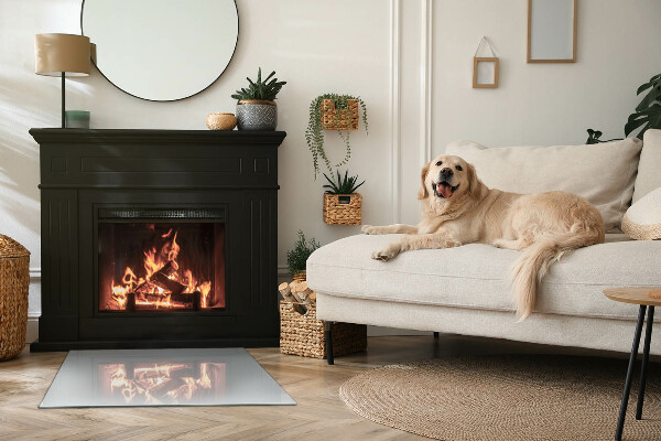 Obdĺžniková podložka pred krb Farba sivá