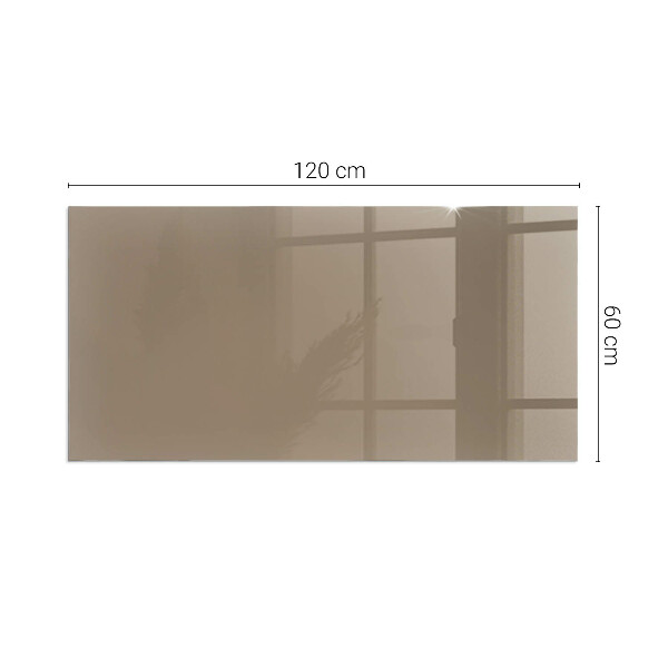 Obdĺžnikové sklo pod kachle Farba Hnedá