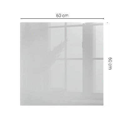 Obdĺžnikové sklo pod kachle Farba sivá