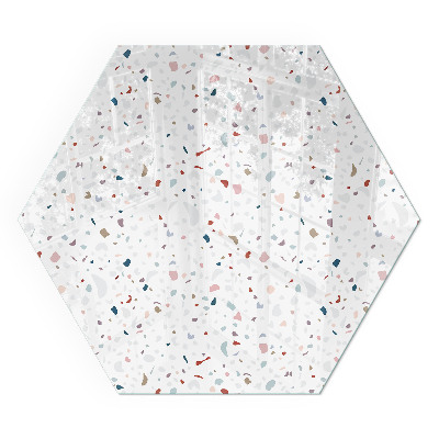 Šesťhranné sklo pod krbové kachle Tvary v miniatúre