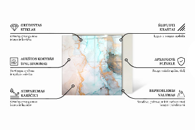 Šesťhranná sklenená podložka pod krb Farba sivá