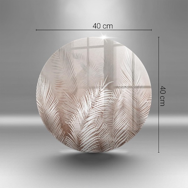 Podložka pod sviečku Boho vegetačné listy