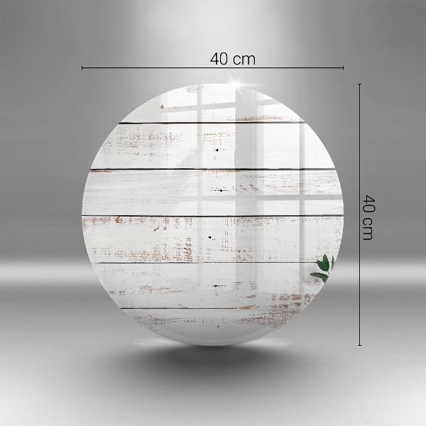 Podložka pod sviečku Staré dosky a listy