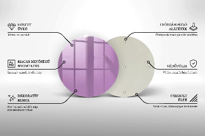 Podložka pod sviečku Fialová