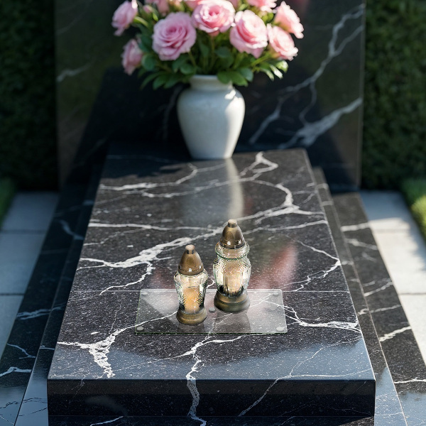 Sklenený svietnik priehľadný