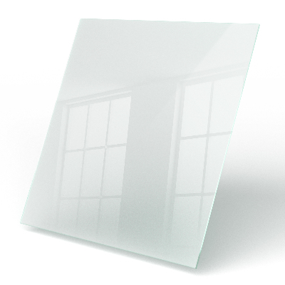 Štvorcová doska na stôl Polotransparentná