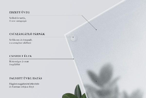 Okrúhla doska na stôl Polotransparentná