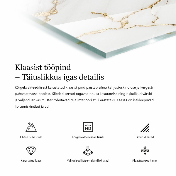 Obdĺžniková doska na stôl Jednofarebná čierna elegantná