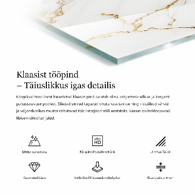 Obdĺžniková doska na stôl Motív textúry kameňa