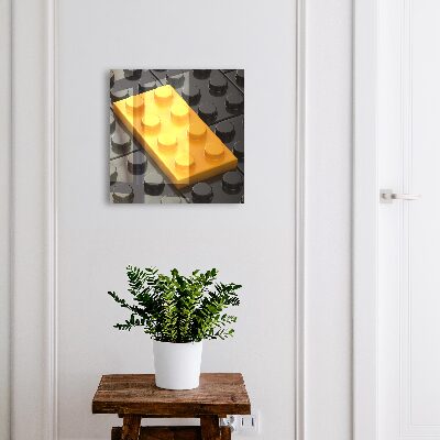 Skrinka na kľúče Žltý blok