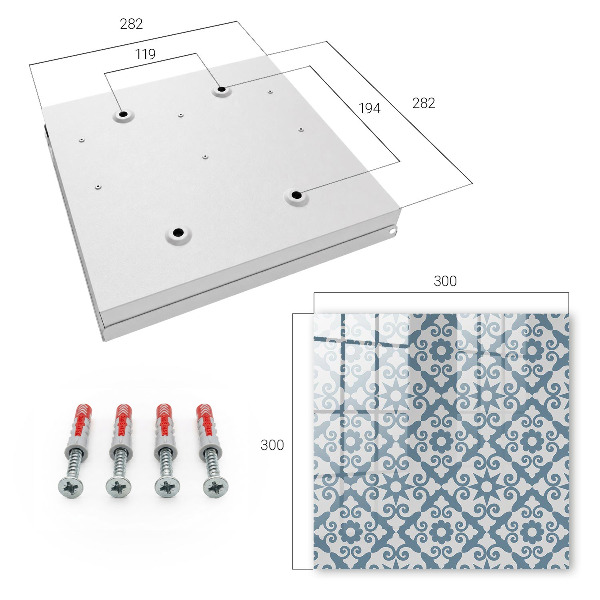Box na kľúče Geometrická elegancia