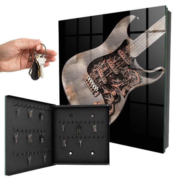 Skrinka na kľúče Mechanická gitara