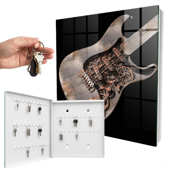 Skrinka na kľúče Mechanická gitara