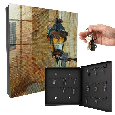 Box na kľúče Retro lampa