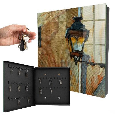 Box na kľúče Retro lampa
