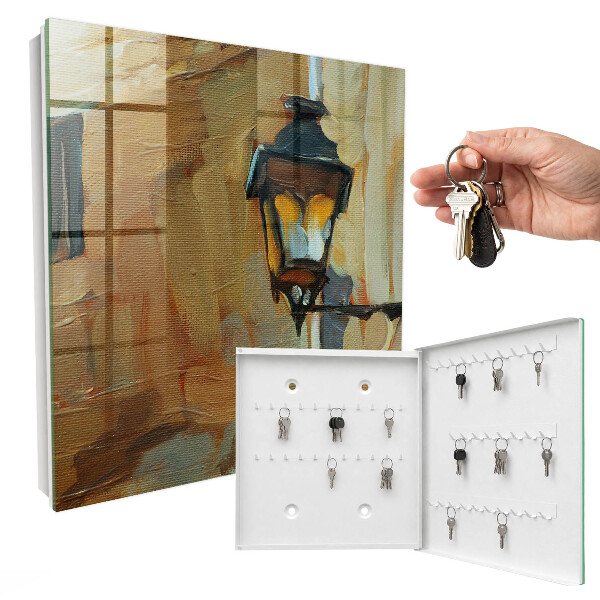Box na kľúče Retro lampa