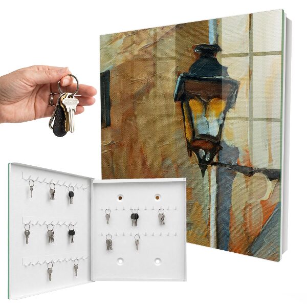 Box na kľúče Retro lampa
