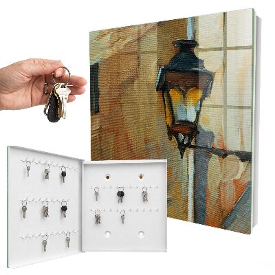 Box na kľúče Retro lampa