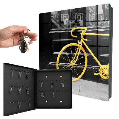 Box na kľúče Žltý bicykel