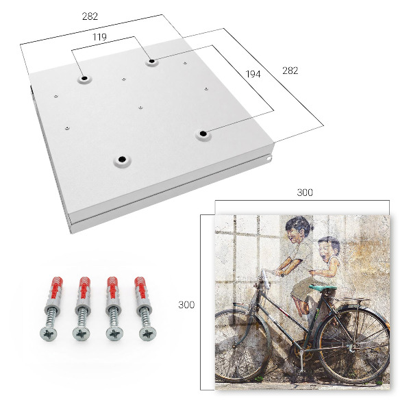 Box na kľúče Deti a bicykel
