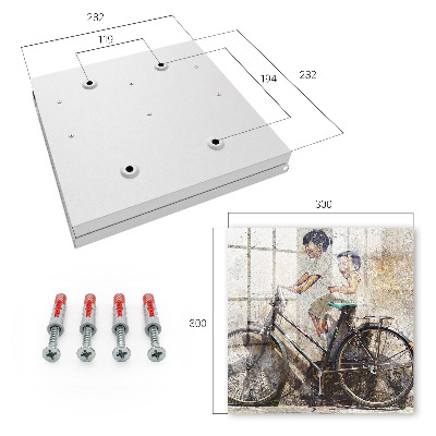 Box na kľúče Deti a bicykel
