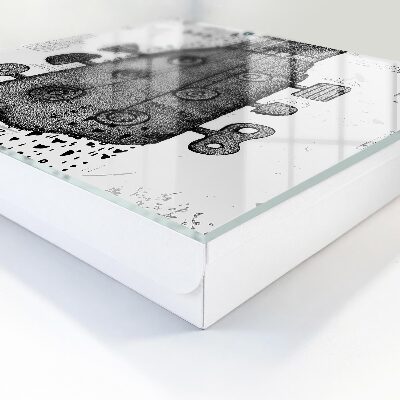 Box na kľúče Ilustrácia gitary