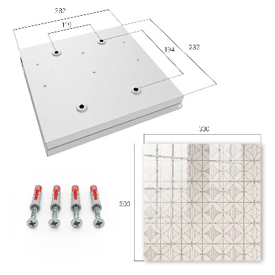Skrinka na kľúče Elegantná geometria