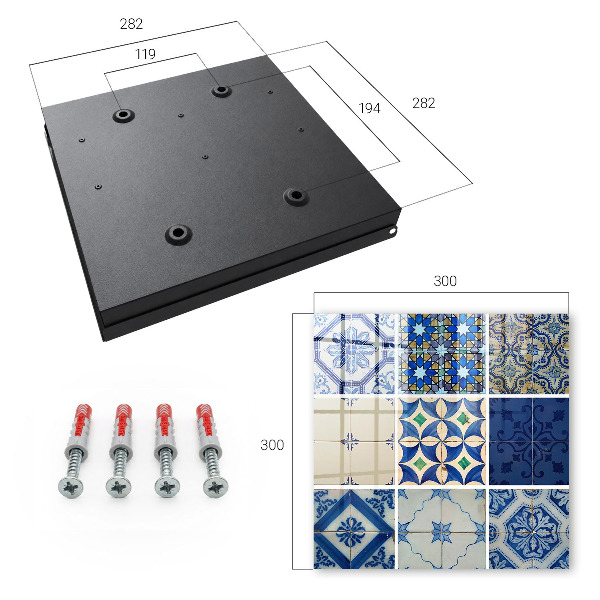 Skrinka na kľúče Azulejos dlaždice