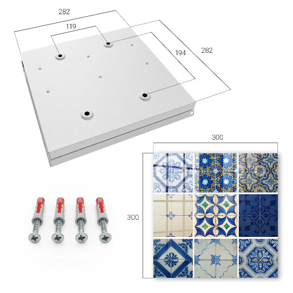 Skrinka na kľúče Azulejos dlaždice