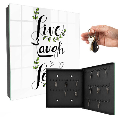 Box na kľúče Pozitívna typografia