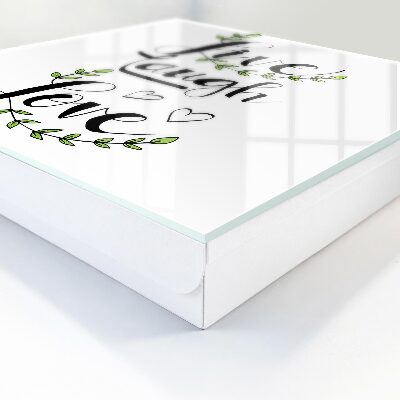 Box na kľúče Pozitívna typografia