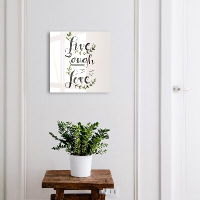 Box na kľúče Pozitívna typografia