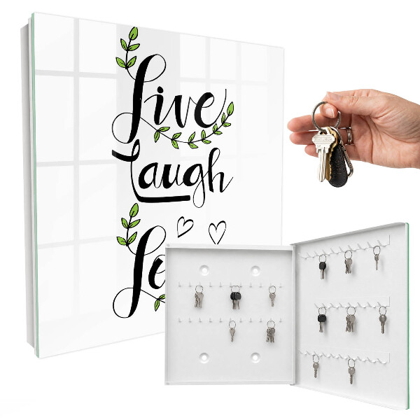Box na kľúče Pozitívna typografia