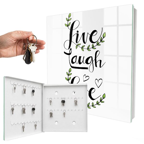 Box na kľúče Pozitívna typografia