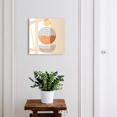 Skrinka na kľúče Retro geometria