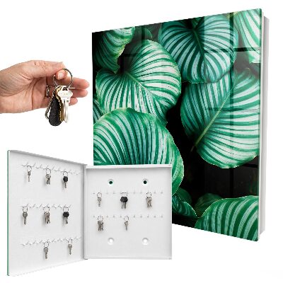Skrinka na kľúče Zelené listy