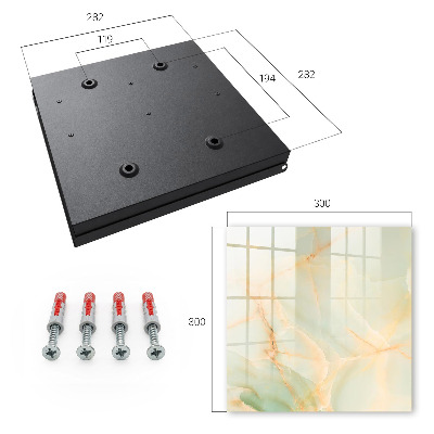 Skrinka na kľúče Pastelový vzor