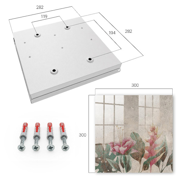 Box na kľúče Botanická elegancia