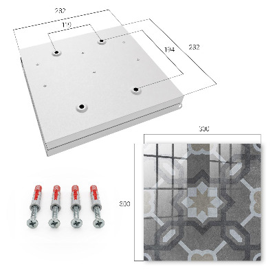 Skrinka na kľúče Geometrická elegancia