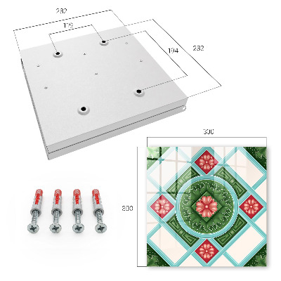 Box na kľúče Kvetinová geometria