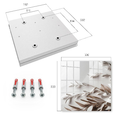 Skrinka na kľúče Listy elegancie