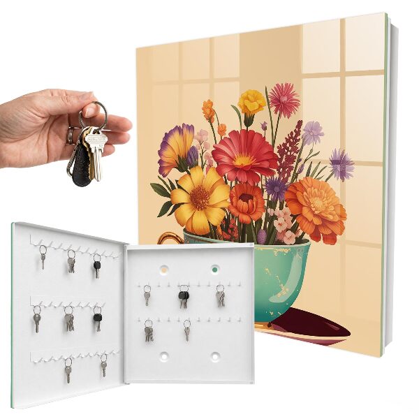 Skrinka na kľúče Kvetinový kalich