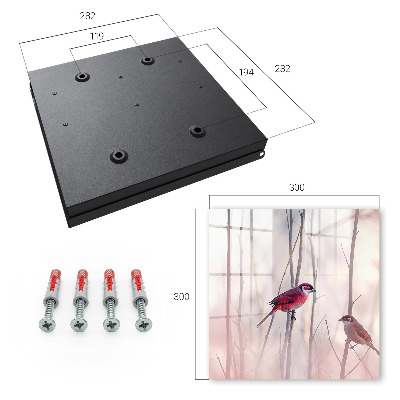 Box na kľúče Dva vtáky