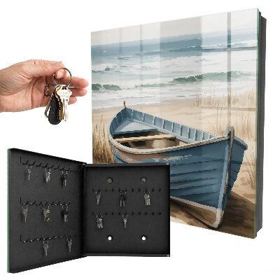 Skrinka na kľúče Plážový čln