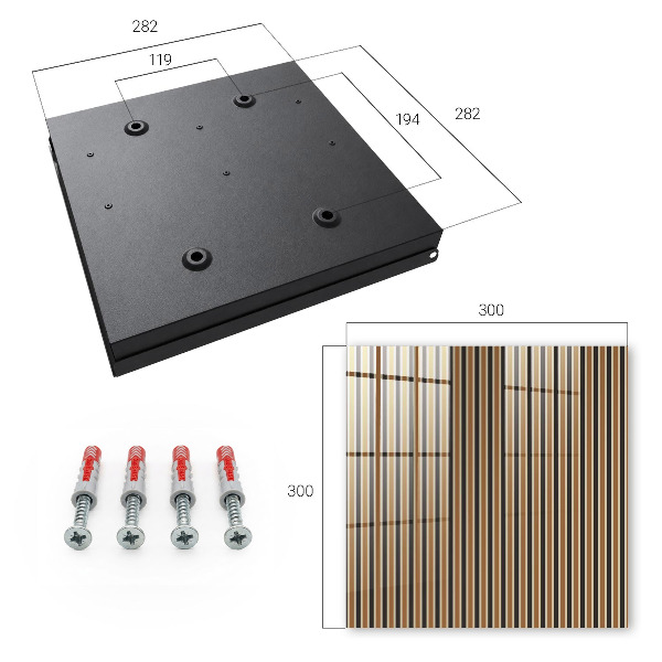 Box na kľúče Minimalistické pruhy