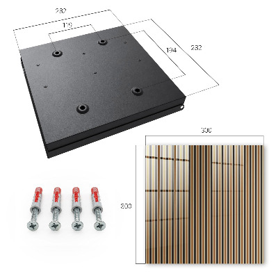 Box na kľúče Minimalistické pruhy