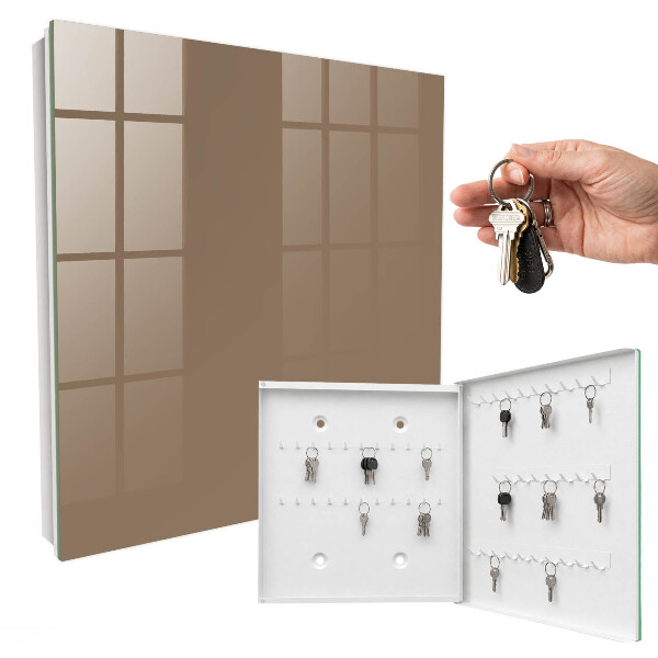 Skrinka na kľúče Žltkastosivá