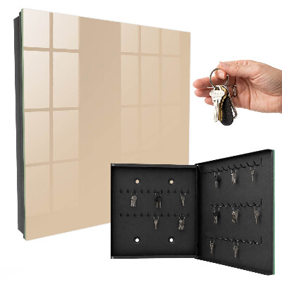 Box na kľúče Béžovo-oranžová