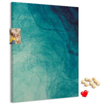 Nástenka do detskej izby Abstraktný vzor v odtieňoch modrej